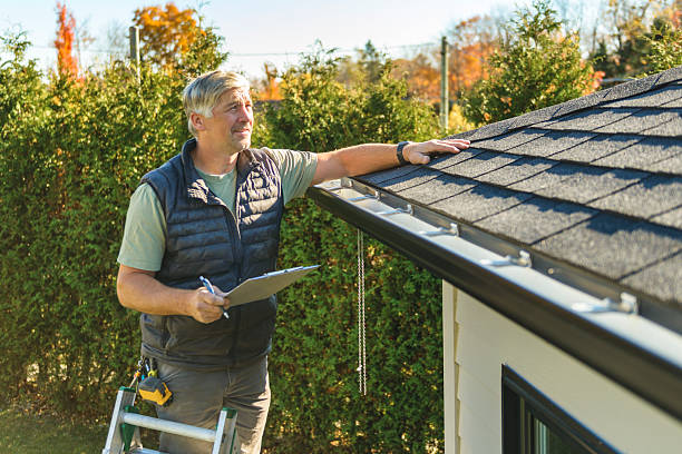Professional Storm Damage Roof Repair technician working in Davenport, CA